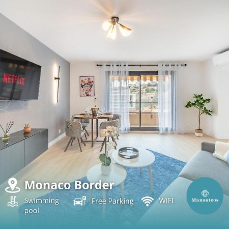 5Mn Monaco - Vue Mer - Parking - Piscine - Bb Beausoleil Exterior photo