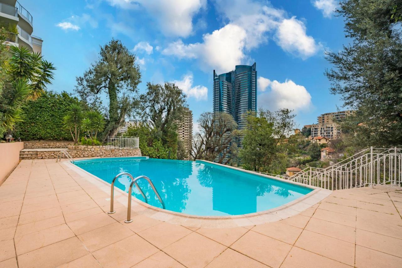 5Mn Monaco - Vue Mer - Parking - Piscine - Bb Beausoleil Exterior photo